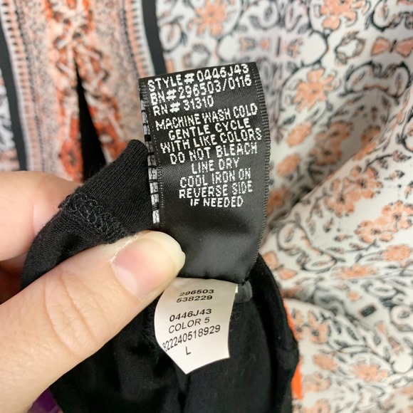 AB Studio Sleeveless Dressy Blouse Large - Picture 7 of 8